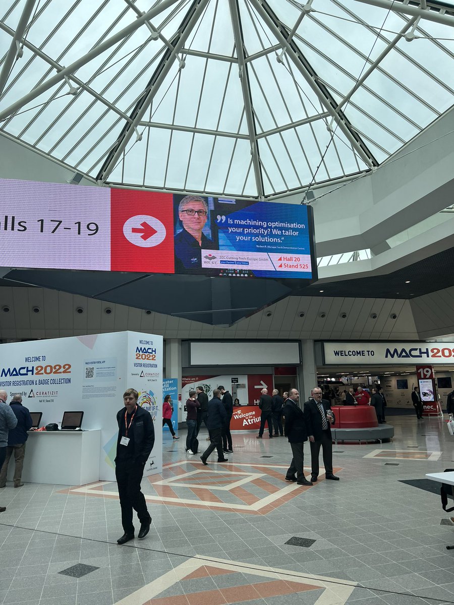 I am here for #MACH2022 !!