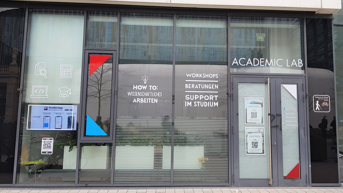 Jetzt neu auf dem Campus Augustusplatz: Das Academic Lab der #UniLeipzig bietet jetzt regelmäßig Workshops für Studierende zum wissenschaftlichen Arbeiten an - mitten auf dem Campus, im sogenannten Leibnizladen! home.uni-leipzig.de/academiclab/ve… #Leipzigstudieren