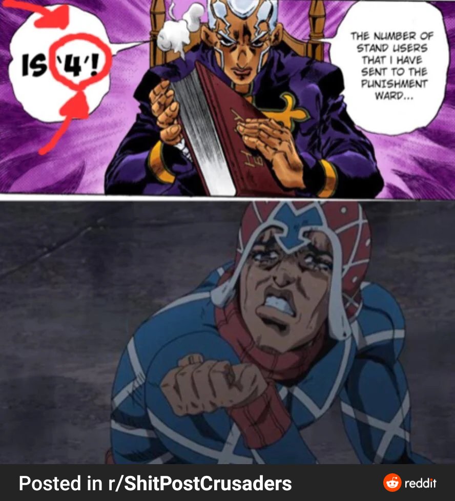 JoJo fans making the worst memes in existence (@existjojomemes) / X