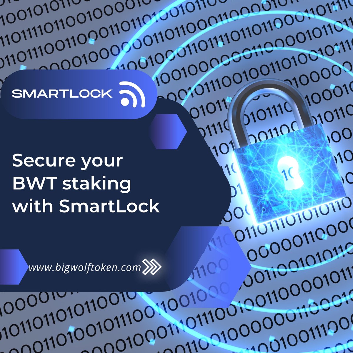 bigwolftoken's tweet photo. Secure your BWT staking with SmartLock.

#ethereum #tron #solana #polygon #nft #wolfwallet #wolfexchange #blockchain #Metaverse https://t.co/ulN4mnSnMr