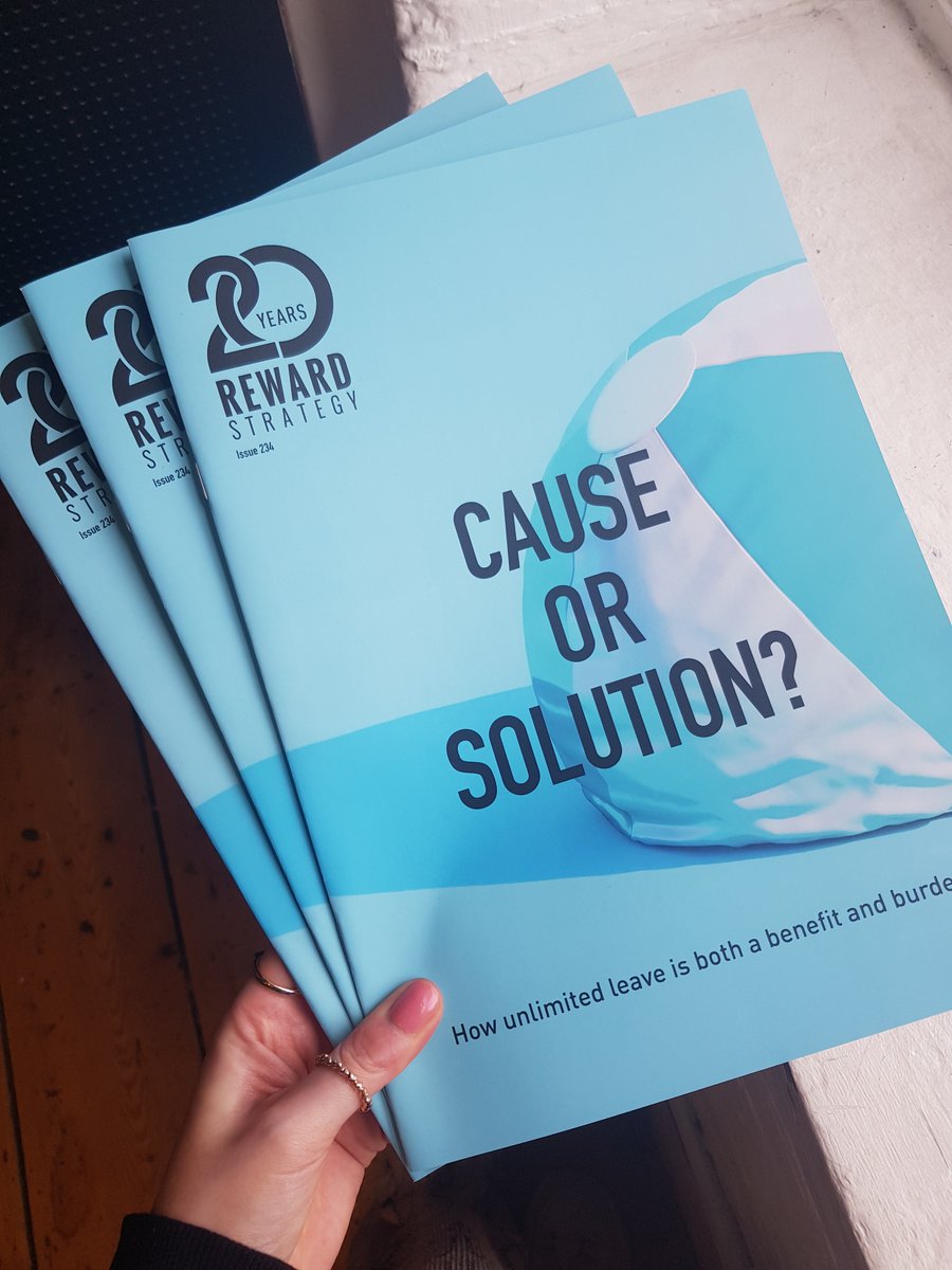 The latest issue of <a href="/RewardStrategy/">Reward Strategy</a> is out now - read more about unlimited #annualleave, #burnout and #employee #wellbeing here >>> bit.ly/3uWDjkM