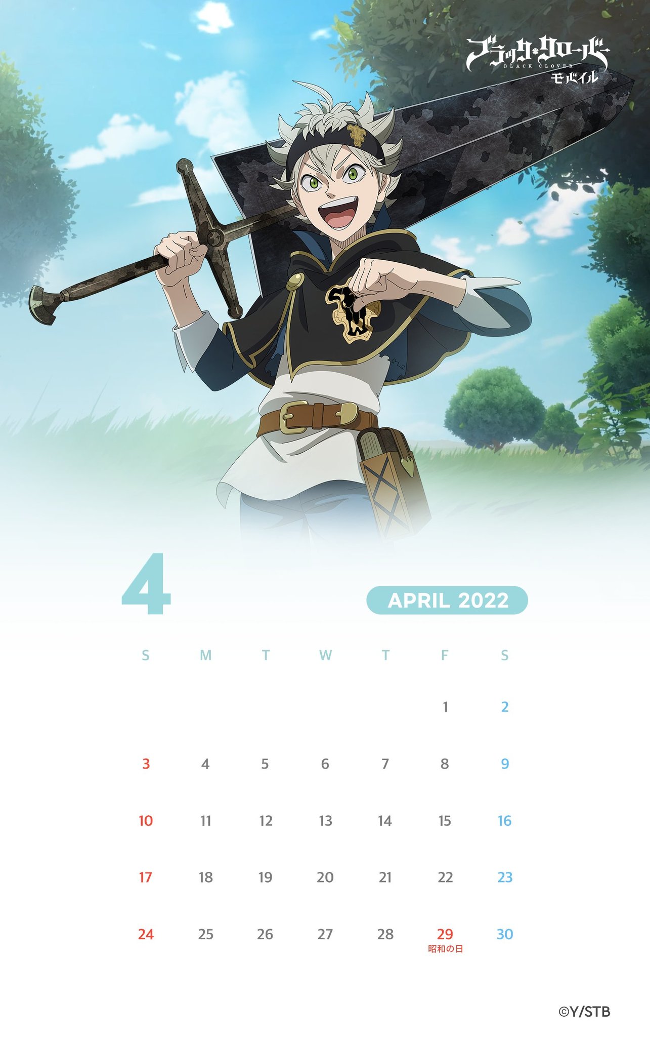 Calendário – Dark Animes