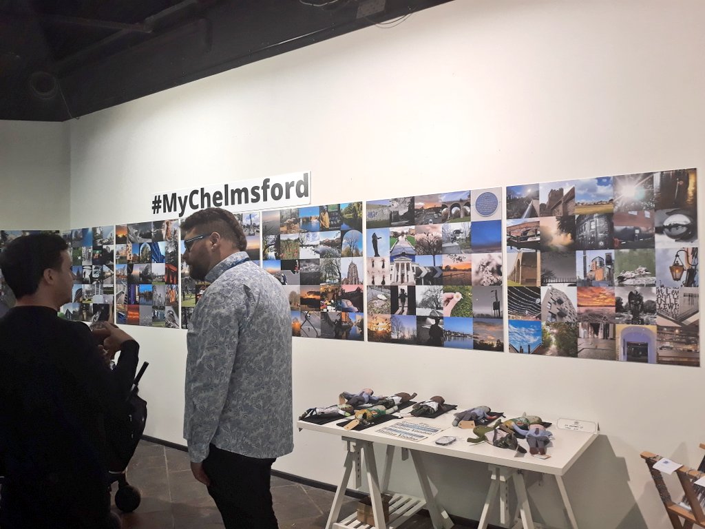 Great to be at the #MyChelmsford Exhibition Launch event. Some amazing talent on show. Come down and see it at The Art Place in Chelmsford <a href="/chelmsfordcol/">Chelmsford College</a>
