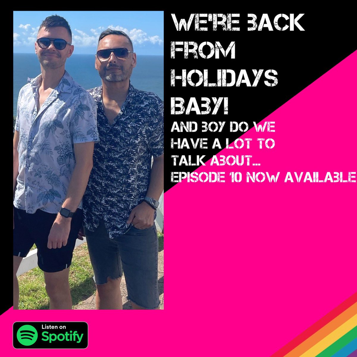 those80sgays's tweet photo. Holidays may be over - but our season one finale covers it all. Check yourself but don’t forget yourself!
#denying #those80sgays #gay #brisbanegay #sydneygay #gaylife #melbournegay #gaypodcast #podcast #listenhere  #gayculture #gaybaby #80sbaby #90skid #ihavealottosay #gaydaddy https://t.co/sIeTsZJV3c