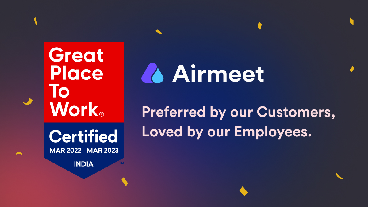 #BigNews

We are a #GreatPlaceToWork

This is an honor indeed, and we’re extremely proud to announce that we have earned the 'Great Place to Work'® Certification™ in the Mid-Sized Corporation Category!

Our Global Head-HR Meena Kumari shares.. lnkd.in/gG6yQpNW