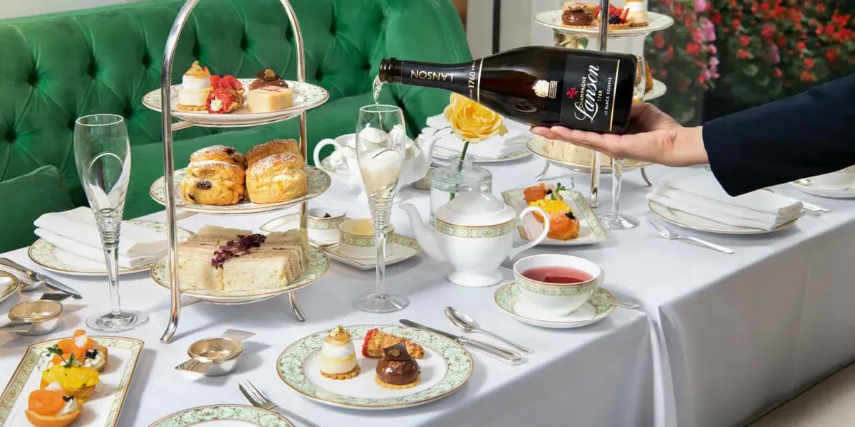 AfternoonTeaUK's tweet photo. Celebrate In Style With a Special Easter Afternoon Tea: https://t.co/5oA2c8GEKN 
Enjoy a selection of delicate finger sandwiches,  scones, cakes and, if you're feeling fancy, a glass of Lanson Champagne the Park Room at Grosvenor House, Mayfair.
#EasterSpecial #EasterTea https://t.co/7IsVMzOKLM