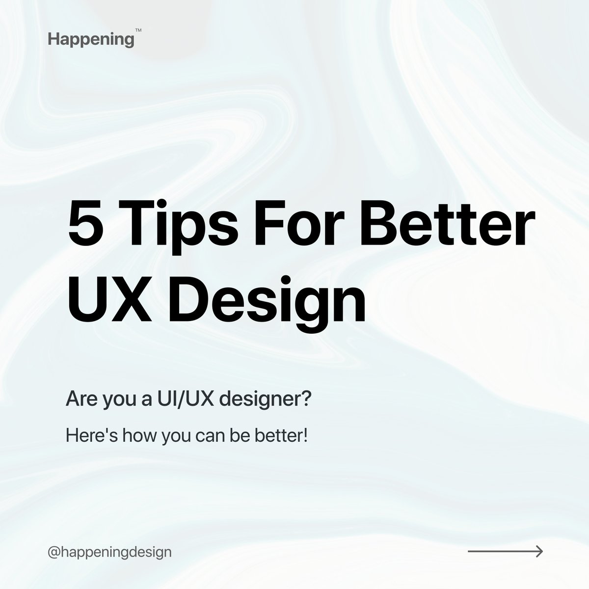 Happening Design tweet media