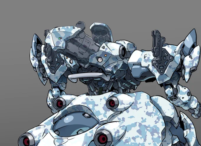 コックピットブロックは後ろにせり出して上部および側面(横スライドで開く)から搭乗
緊急時は後部装甲をパージしてブロックごとロケットモーターで射出される

※コミッションイラストです 無断使用・転載はご遠慮下さい
※イラストはOXIDEENGINE先生、エンブレムはYUU先生にご依頼しました(2/2 