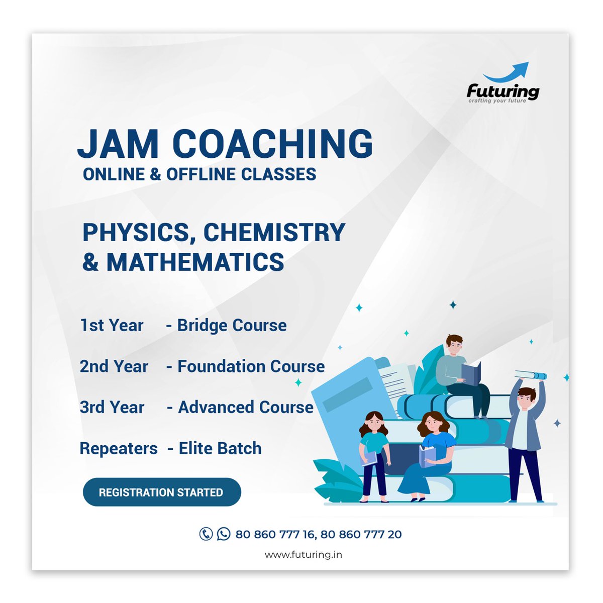 Futuring8's tweet image. Online and Offline coaching for JAM. 

#Elearning #LearningApp #FuturingLearningSolutions #NETChemistry #NETPhysics #JAMChemistry #JAMPhysics #JAMMaths #HSSTChemistry #HSAPhysicalScience