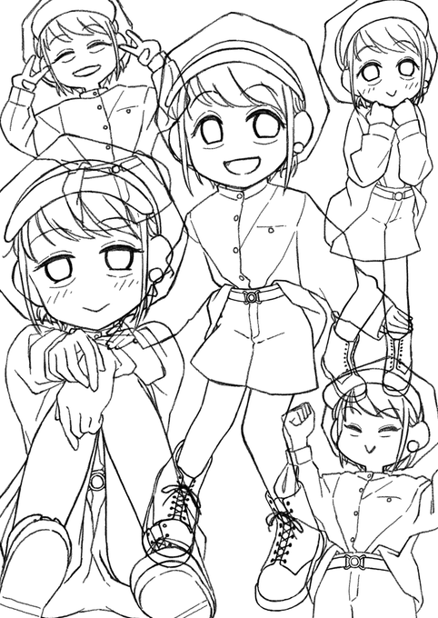 スター収穫祭のときのらりちゃんかわいかったね っていう絵の線画です(多分に妄想が含まれます)
いつ完成させられるか分かんないからアップしておく…
いつか完成させる… 