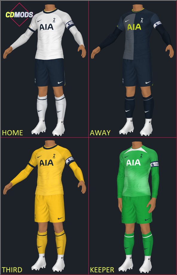 CDFIFAcm's tweet photo. Spurs Nike Custom Kits for FIFA22

To buy this
https://t.co/UugQEoYRFi

Find on Patreon
https://t.co/Cd77WZjx65

#FIFA22 #FIFA #FIFAMOD #Spurs #TottenhamHotspur https://t.co/al7zK3lbad