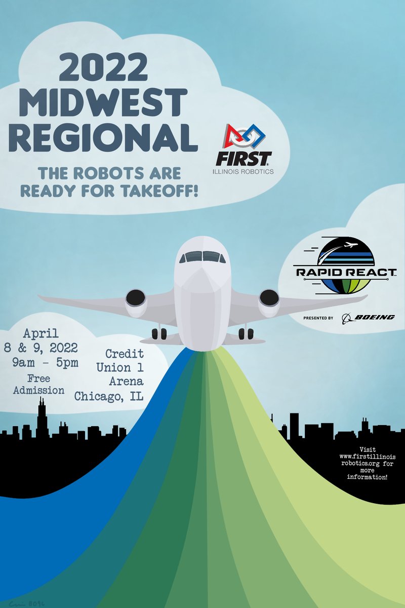 FIRST Illinois Robotics (@illinoisfirst) on Twitter photo Congratulations to Clara from <a href="/FRC8096/">Cache Money 8096</a> for winning the 2022 Midwest Regional Poster Contest! We can't wait to see everyone this week! Congratulations to Clara from <a href="/FRC8096/">Cache Money 8096</a> for winning the 2022 Midwest Regional Poster Contest! We can't wait to see everyone this week!