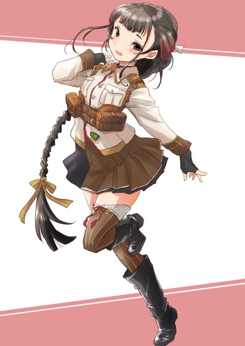 山汐丸ちゃん描きました
冬イベ新艦の中では一番のお気に入りです
黒目がちなお目々がいいですね 