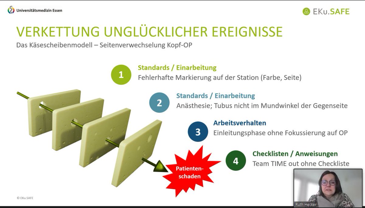 In der Einführungsveranstaltung für neue Mitarbeitende der <a href="/UniklinikEssen/">Uniklinikum Essen</a> haben <a href="/RuthHecker1/">Dr. Ruth Hecker</a>, Oliver Steidle und ich heute über Patientensicherheit und die Vermeidung von Fehlern gesprochen. @APS_eV