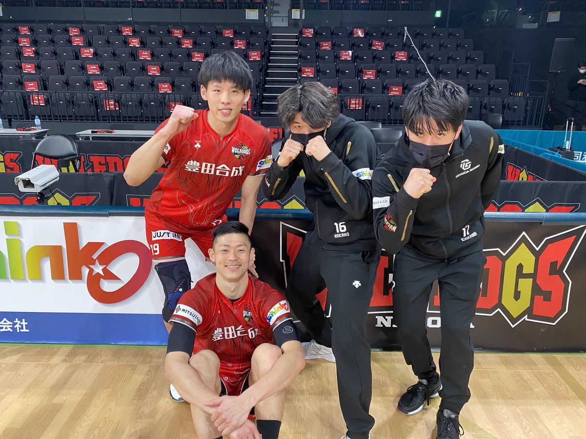 WOLFDOGS バレーボールシャツ ICHIKAWA サイズO WOLFDOGS バレーボール
