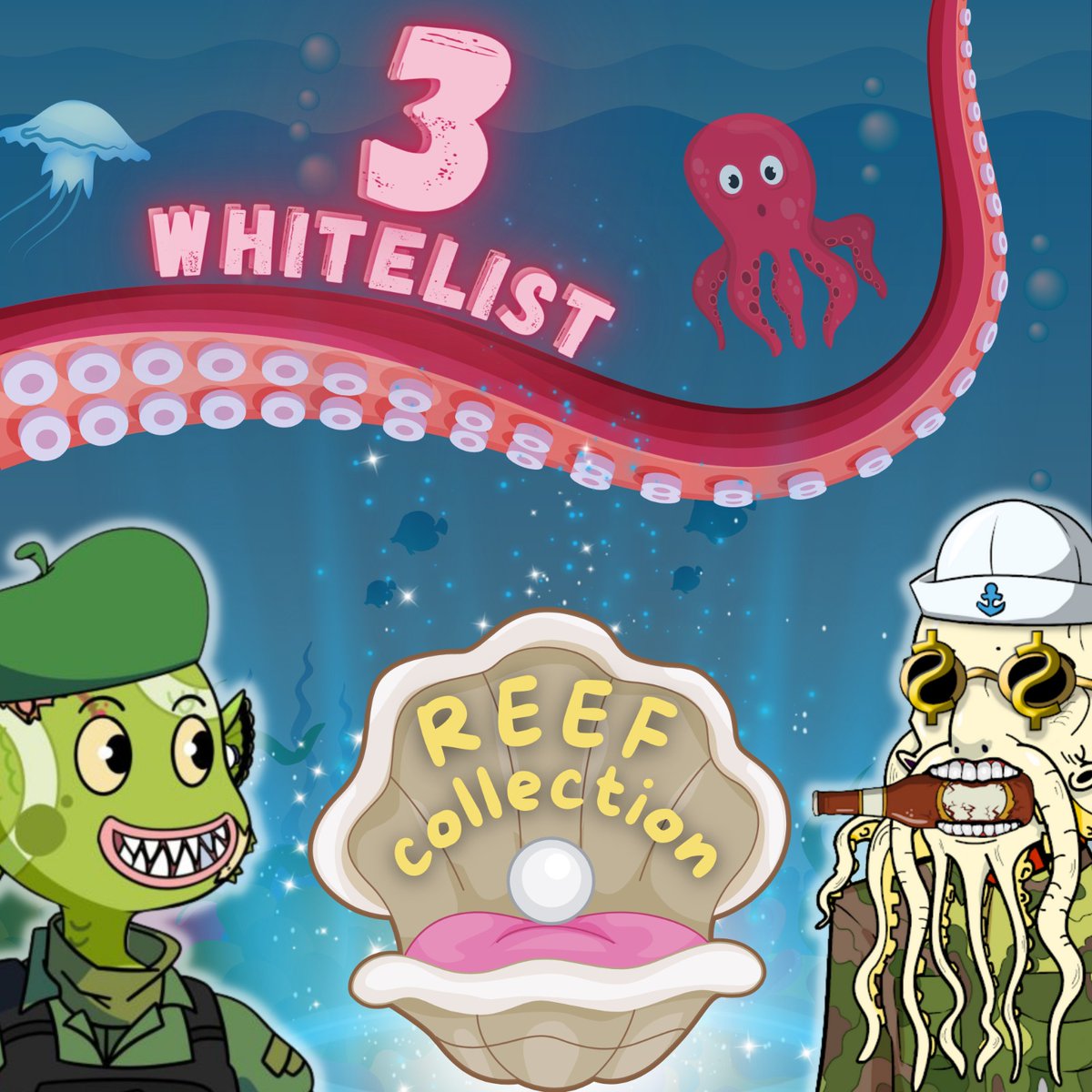 CryptoKrakensCB's tweet photo. 🐙CryptoKrakens Club X Reef🐠

🏆Prize: 3 WL @ReefFishesNFT 

To enter👇
1️⃣Like &amp; RT 
2️⃣Follow @CryptoKrakensCB &amp; @ReefFishesNFT 
3️⃣Join: https://t.co/C6ZuvzJDH3 (only 50).

Winners in 24 hours⌛️

  #nft #nfts #NFTGiveaway #nftcollector https://t.co/N9xFkdkNnM