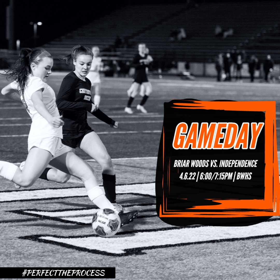 bwhsgrlssoccer's tweet photo. GameDay tonight features an in town district clash! #PerfectTheProcess https://t.co/jU0msMYeCs
