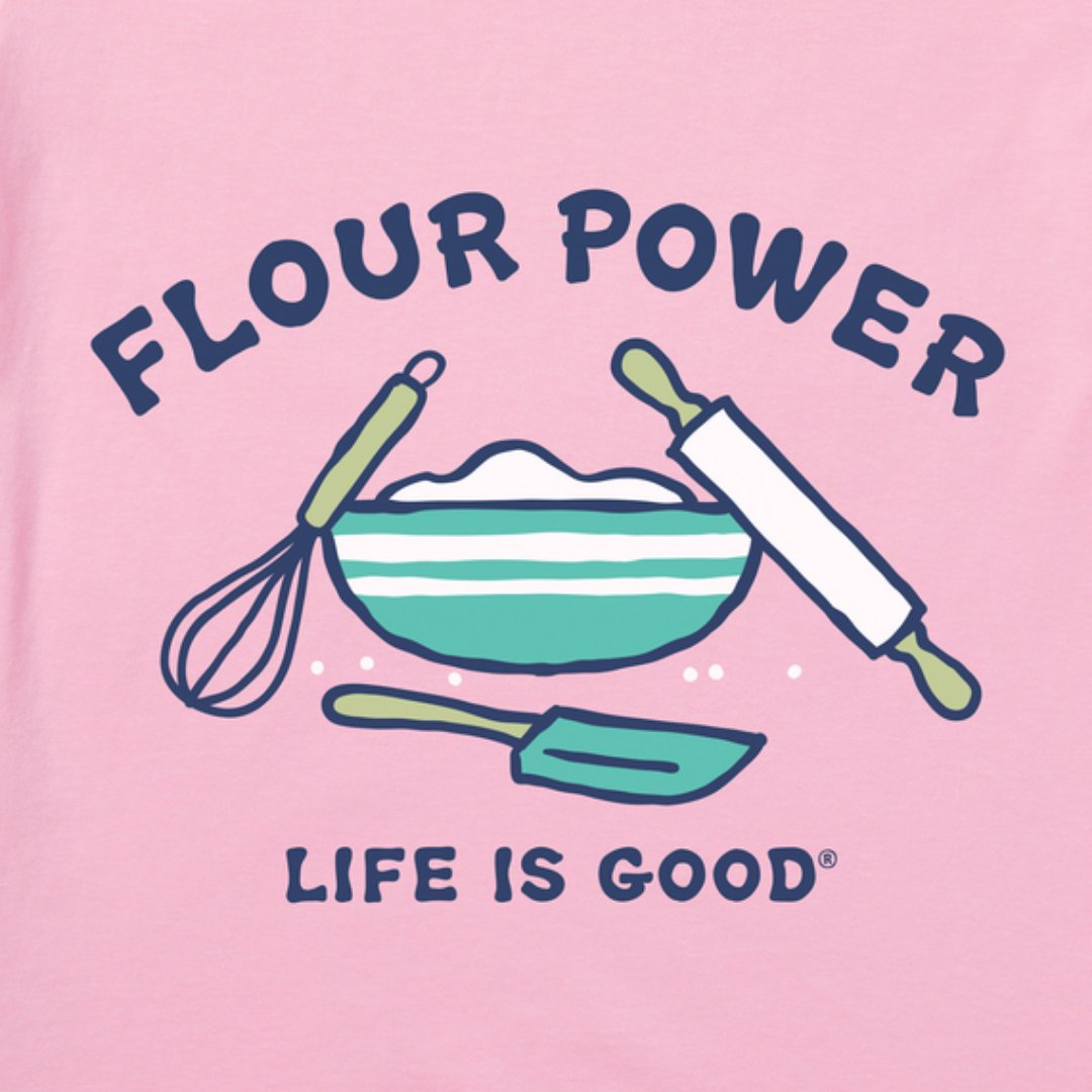 It's hard to be sad when you are eating cake.
#FlourPower #LifeIsSweet #SpreadGoodVibes #GoodVibesOnMain #LifeIsGood