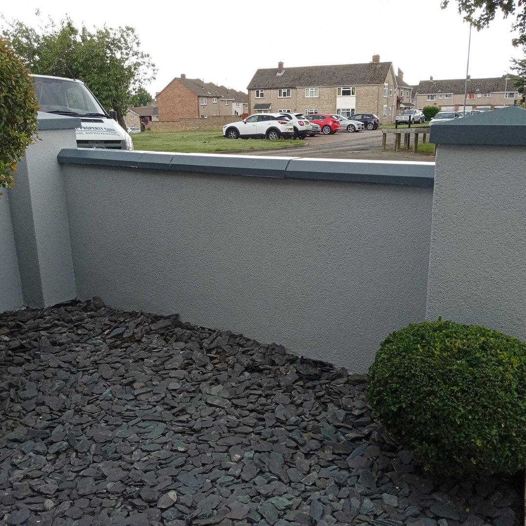 JUBSYSTEMS's tweet photo. Seems familiar 🧐

Fantastic work by Core Property Care 💯

The customer contacted them again to match the garden walls to the render system applied to the house 🔝

#ChooseJUB #render #plaster #finish #design #exterior #insulation #transformation #solidwallinsulation https://t.co/3Ex6SfLs2Q