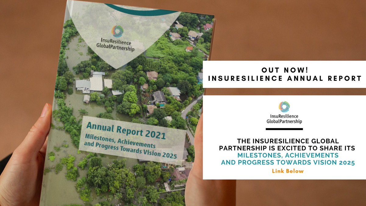 InsuResilience's tweet photo. 📢Our 2021 Annual Report is out!
The report captures the great work of our members and partners of the InsuResilience Global Partnership last year:
👉24 programmes
👉324 projects in 108 countries
✨Over 150m people are protected under #CDRFI solutions
🔗https://t.co/T1yKoR8mil https://t.co/nLGx3DcIQx