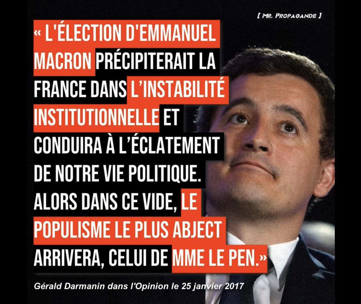 MobCitoyenneVP's tweet photo. Une analyse qui n'a pas empêché @GDarmanin d'aller à la gamelle macroniste en 2017... Tant va la cruche à l'eau... #StopMacron 
Vite @vpecresse ! @avecValerie https://t.co/62Y0NjwZHe