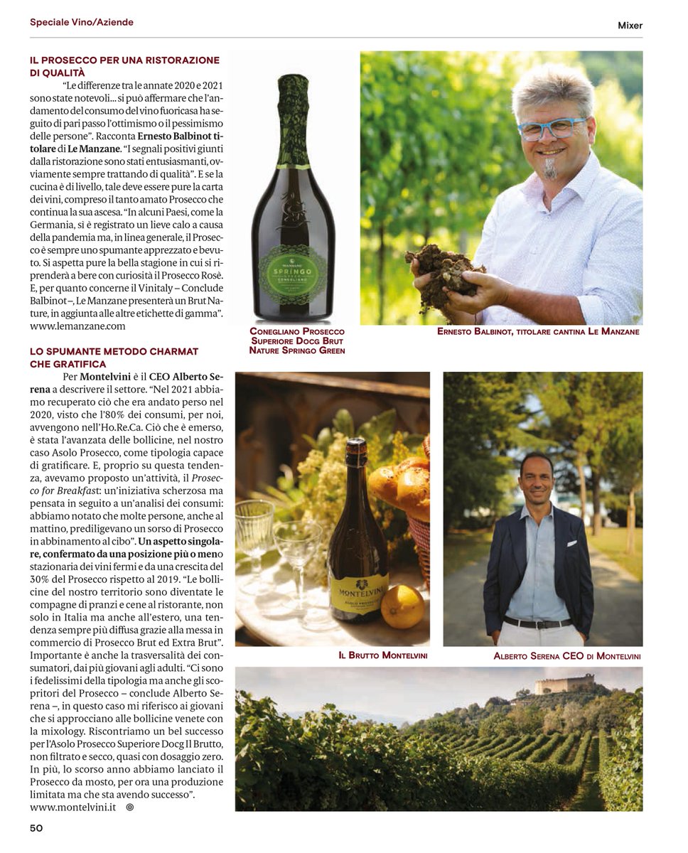 Thank you so much Mixer Planet for the interview of our CEO Alberto Serena on the Charmat method!