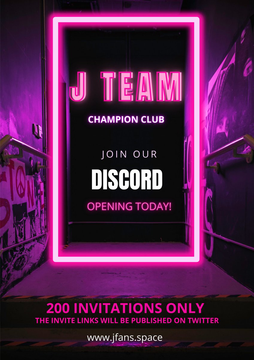 jfans_space's tweet photo. 🔥Important Announcement:
The long-awaited discord will open for the first time tonight at 00:00 sg time! To get our WLs, please show us your greatest sincerity &amp; all your enthusiasm! 
Retweet &amp; tag 3 frens to join the community &amp; contribute!
JTeam Jfans Space Team
#NFTs https://t.co/w8R8D9h4eW