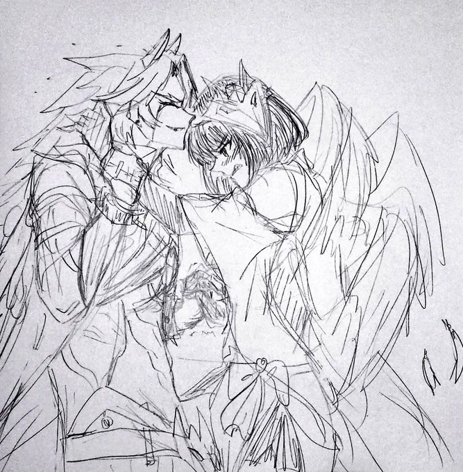 #IttoSaraWeek2022 
Day 1 : enemy to lovers

(Nvm, im joining this event tho it would just a rough sketch)
. 
#Genshinlmpact #ittosara #fanart 