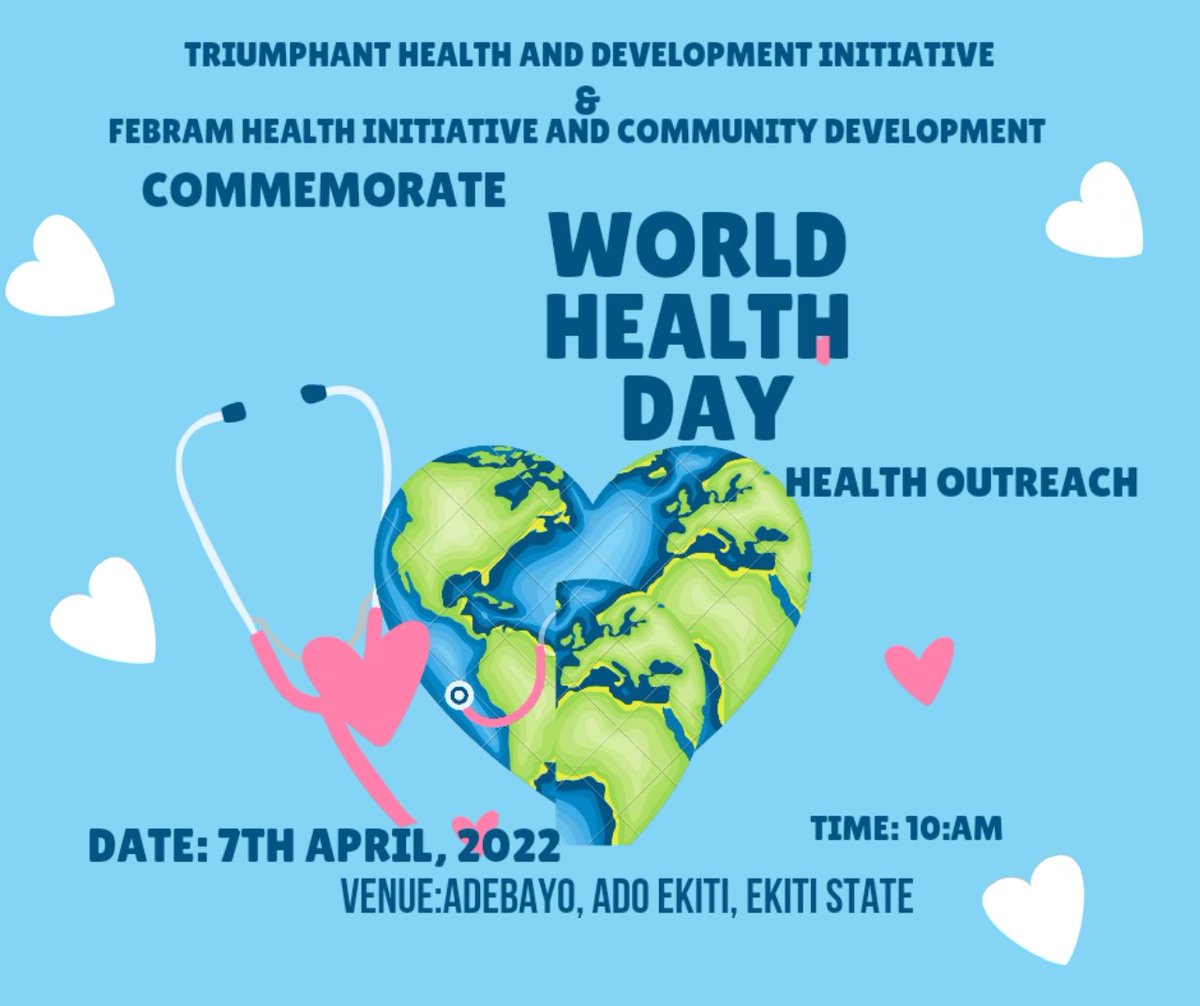 THADInitiative's tweet photo. World Health Day 2022. https://t.co/qr2uO9dq8S