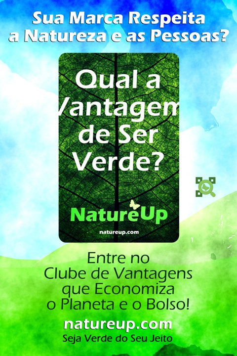 NatureUp's tweet photo. Parabéns pra você que escolheu respeitar e valorizar a natureza e as pessoas. Mas agora vai descobrir que ser verde é também um bom negócio!

Chegou NatureUp! o Clube de Vantagens que Economiza o Planeta e o Bolso.

https://t.co/PEqj5r7e25

Visite https://t.co/NbSz6cPAMr https://t.co/btIRs8oWkm