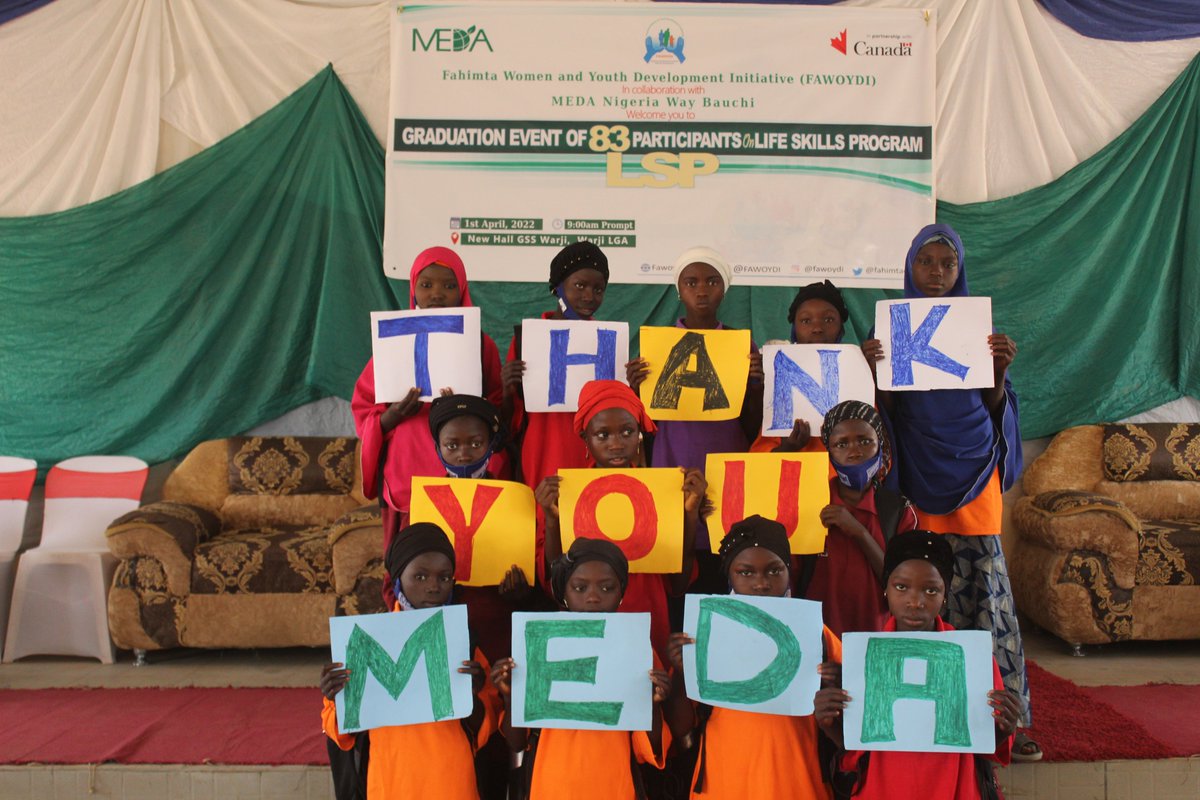 fahimtaorg's tweet photo. Life Skill Program is @medadotorg Nigeria WAY Project &amp; Gender and Social inclusion strategy for promoting Gender Equality &amp; changing social norms.@fahimtaorg has graduated 83 adolescent Boys &amp; Girls from the just concluded 2022 LSP Cohort in Warji L.G.A, Bauchi State of Nigeria. https://t.co/LxLcovrz7M