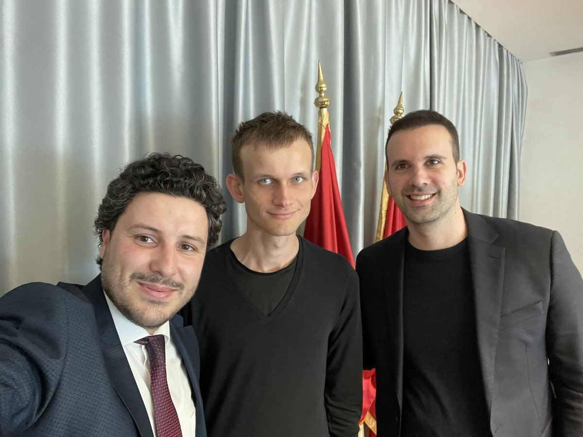 DritanAbazovic's tweet image. Welcome to Montenegro 🇲🇪 @VitalikButerin and colleaques - You are in the right place🚀

#Montenegro is ready to be a world unique ✔️ We will be a part of the global digital revolution ✔️
@MickeySpajic 💪