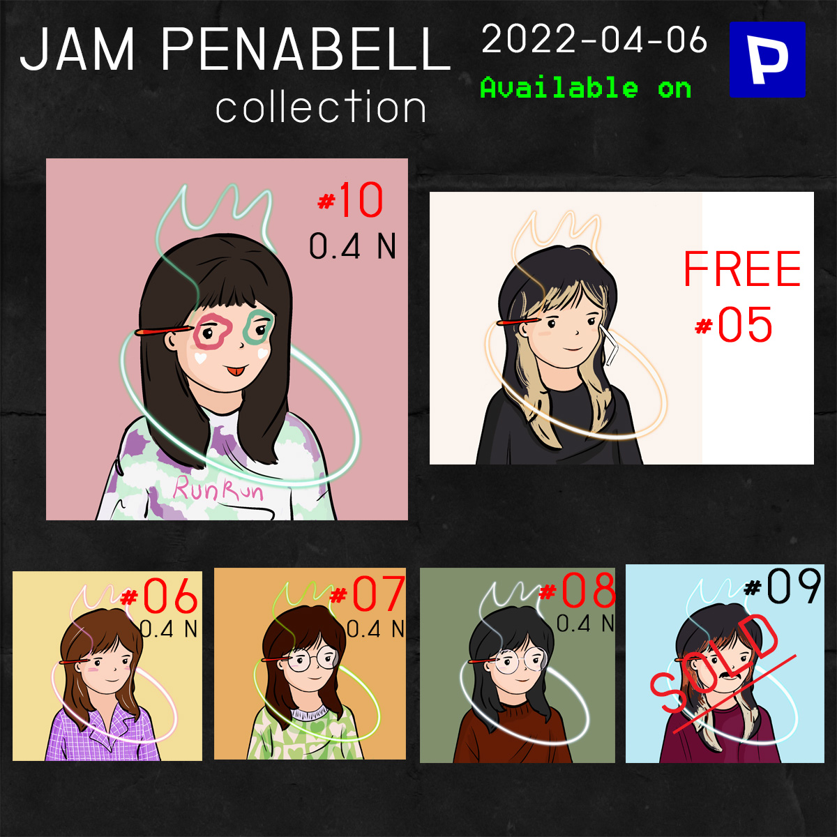 jakaichickman's tweet photo. Available on Paras 2022-04-06 
and N0.5 free for everyone to interest the collection.
https://t.co/epQHCPDKnT
Her name is Jam Penabell 
(This collection are inspired from Thai woman singer)

#JamPenabell  #Paras #Jakai_Chickman  #NFTCommmunity https://t.co/aM41d5tJKN