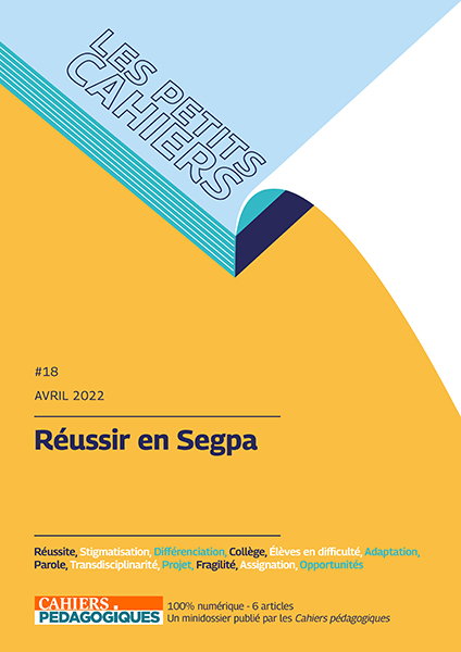 [PARUTION] Alors que la sortie de certain film sur "Les Segpa" était annoncé pour le mois d'avril, nous avons voulu montrer qu’on peut y proposer des objectifs ambitieux aux élèves, et que ceux-ci peuvent y renouer avec la réussite et le plaisir!
#Segpa

➡cahiers-pedagogiques.com/petit-cahier-n…