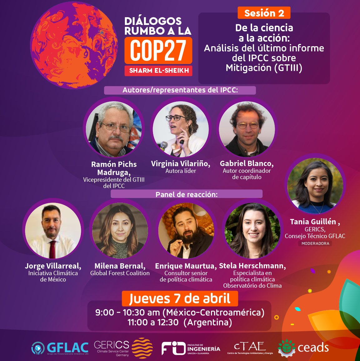 GrupoGFLAC's tweet photo. Te invitamos a conversar sobre el informe, junto a sus autor@s.

Jueves 7 de abril 9:00 am México-Centroamérica | 11:00 am Argentina.

🔗Link de inscripción https://t.co/gukUZsNl5K https://t.co/Yb8aGWPtgC