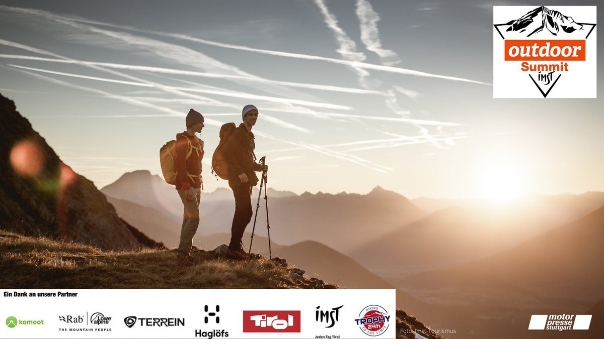 Event-News: outdoor SUMMIT in Imst: Gipfeltreffen der Outdoorsportler mit viel Programm. #Presseinformation;  bit.ly/3DJvfrJ