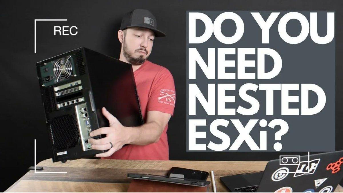 TrainTechBytes's tweet image. Building a home #vsphere lab? You should definitely use Nested ESXi to make the most of your resources. Check out our very own Mike Ghazaleh&apos;s #NRDYTech Youtube episode on this! buff.ly/3uTGJoC