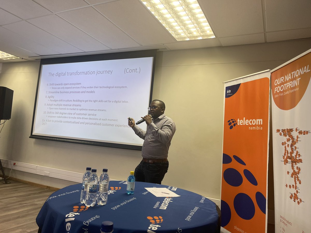 Dr. Stanley Shanapinda (@ceotelnam) on Twitter photo Happening Now: Thanks <a href="/lamechthinkbig/">Mbangula Lameck Amugongo #BlackLivesMatter</a> from <a href="/NUST_Namibia/">My NUST</a>, for sharing your ideas and tips with <a href="/TelecomNamibia/">Telecom Namibia</a> on how we can fast-track our #DigitalTransformation journey, at our Annual Strategy Charrette! 🙏🏾 Happening Now: Thanks <a href="/lamechthinkbig/">Mbangula Lameck Amugongo #BlackLivesMatter</a> from <a href="/NUST_Namibia/">My NUST</a>, for sharing your ideas and tips with <a href="/TelecomNamibia/">Telecom Namibia</a> on how we can fast-track our #DigitalTransformation journey, at our Annual Strategy Charrette! 🙏🏾