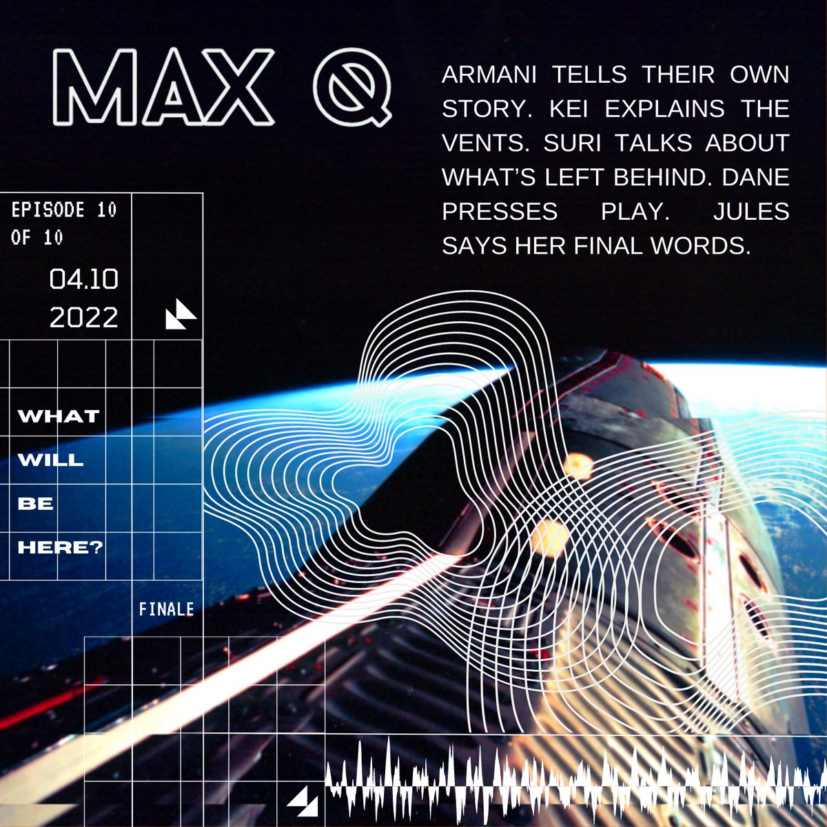 To friendship...

To the future...

To the ends of the earth...

🌟🌔🚀MAX Q🚀🌔🌟

Our grand finale premieres this Sunday, April 10th

pnc.st/s/what-will-be…