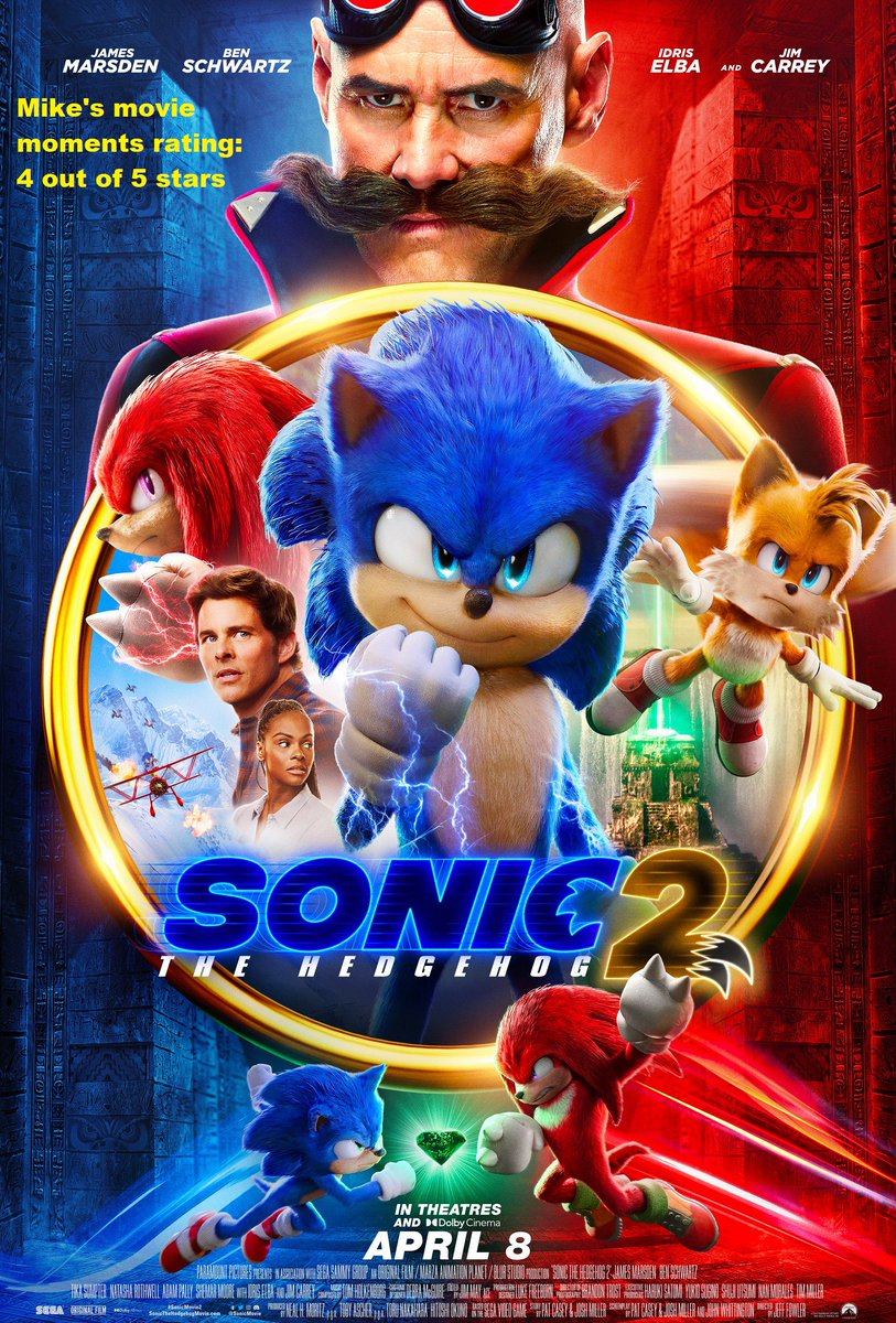 Had great time seeing #SonicTheHedgehog2 with @yennymakanmulu today which I felt to be better than the first movie especially with the addition of #Knuckles and #Tails https://t.co/pTLR304uMv #SonicMovie2 #SonicTheHedgehog https://t.co/N4UHHOlmUc