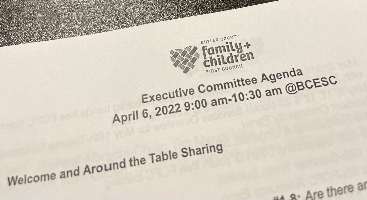 kremer_becky's tweet photo. Lots to talk about today. #ButlerCountyFcfc #familyvoice #ParentMentorsRock #HamiltonProud https://t.co/P8iABR5MPD