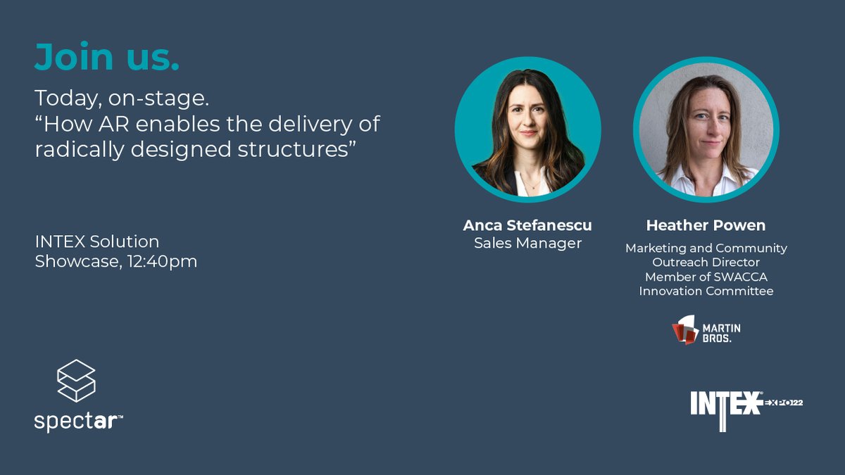 Join us at the solution showcase of INTEX Expo. Listen to our customer to discover why AR is being scaled across jobsites. You can also access the recording: hubs.li/Q017wCx_0
#augmentedreality #BimToField #construction #hololens2 #mixedreality #spectar #BIM #AR