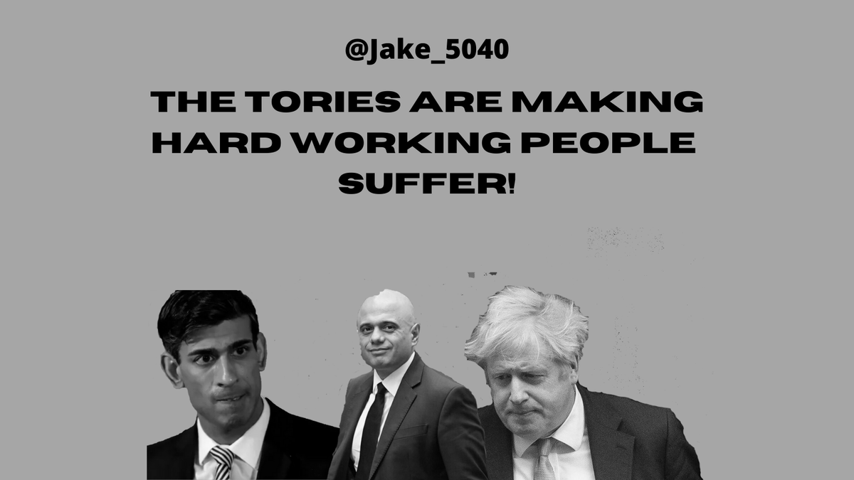 Jake_5040's tweet photo. As the tories have increased national insurance, people will be finding it hard to pay off bills & pay for food. Rising national insurance is not the best idea!
We need a fairer way to get the NHS back on its feet!
#ToriesUnfitToGovern #JohnsonOut69 https://t.co/zGftGxPLOJ
