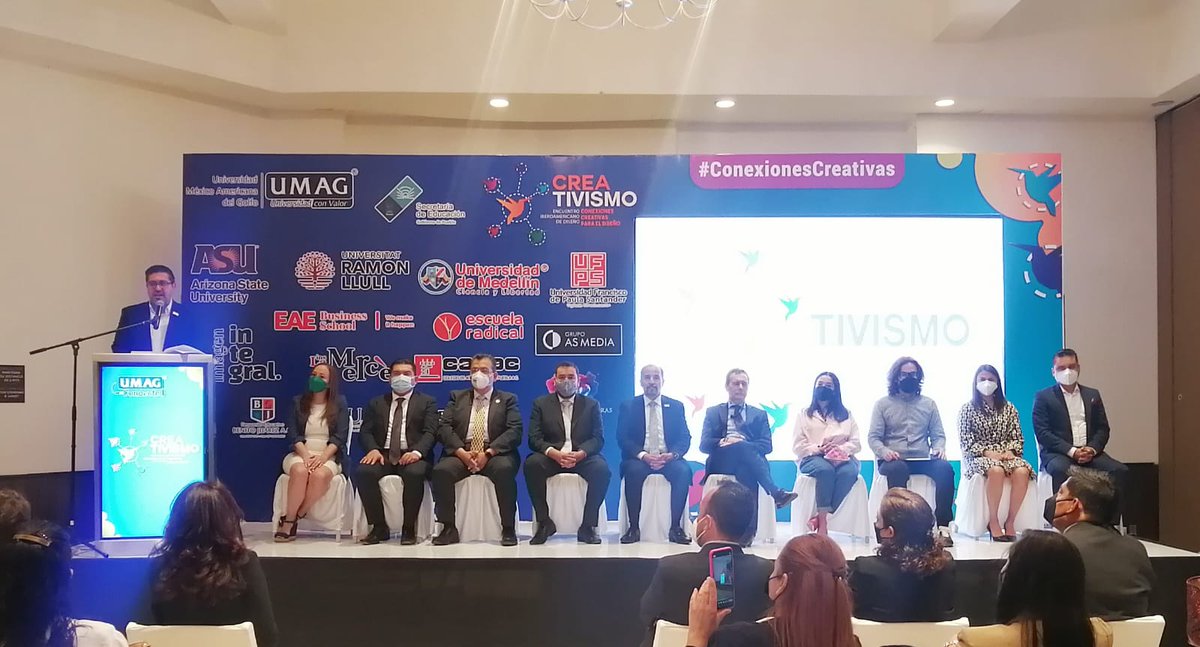 JIvanHerrera_'s tweet photo. "La creatividad es la inteligencia divirtiéndose". – Albert Einstein

Agradezco a la Universidad México Americana del Golfo, por haberme invitado al #EncuentroUMAG para la  inauguración de #Creativismo2022 "Conexiones Creativas para el Diseño". 🙌 💡 https://t.co/C8Y8FqVOV9