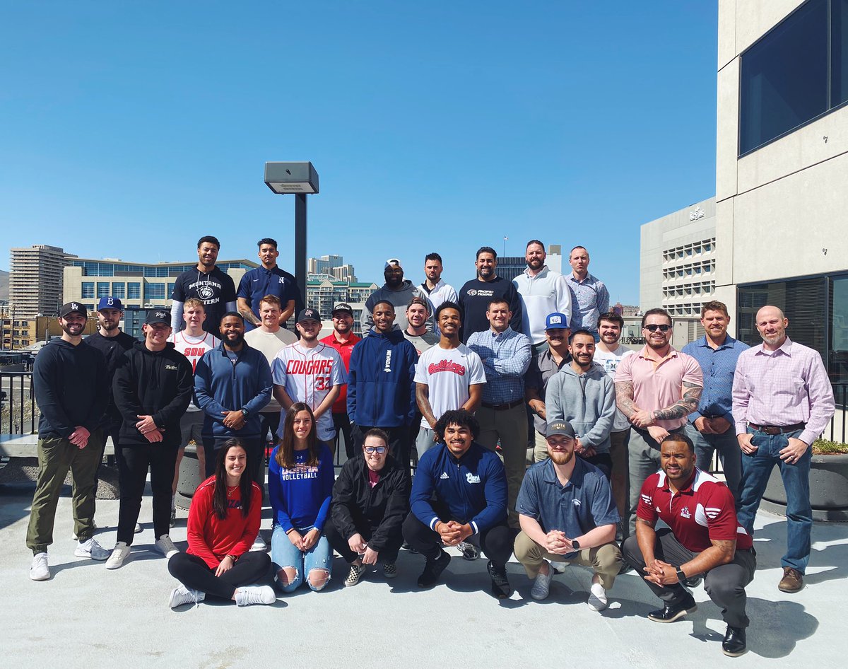 Celebrating #NationalStudentAthleteDay with our competitive group of team members. They have succeeded not only on the field but on the logistics floor as well. We have student athletes from all over the country and we are looking to grow our diverse team! 🏈⚽️🏐