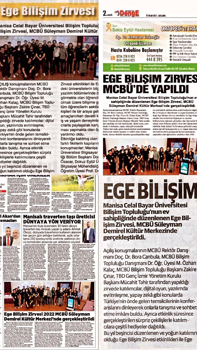 🌟Basın da Ege Bilişim Zirvesi 🌟 <a href="/bayaredutr/">DrDrets</a> #egebilisimzirvesi22