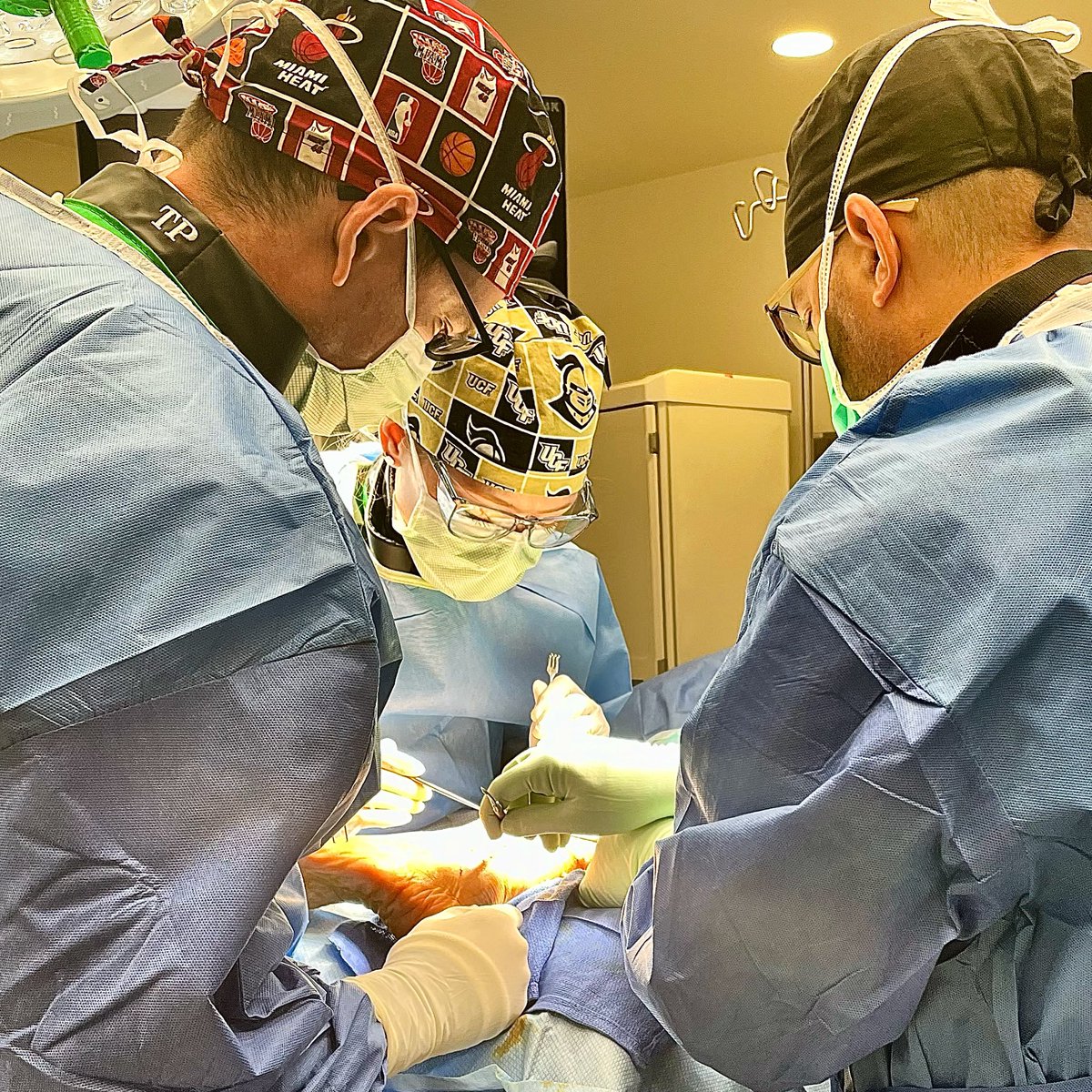 PodSchuler's tweet image. See one, do one, teach one! Any day the OR is going TIBIA good day! #Residency #podiatry