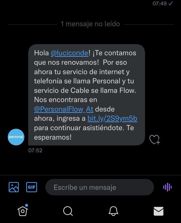 luciconde's tweet photo. @PersonalAr Les respondo y me mandaron esto, son joda? https://t.co/8R0bePKTls