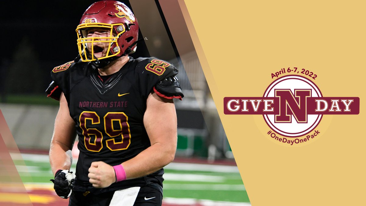 Make a difference and support Wolves Football!

100 Gifts unlocks $2,500 from John Twiss ('82)!

150 Gifts unlocks an additional $2,500 from John Twiss ('82)!

$5,000 in Gifts unlocks a $5,000 Match from 2012-2014 Football Alumni!

givingday.northern.edu/campaigns/foot…

#GoWolves