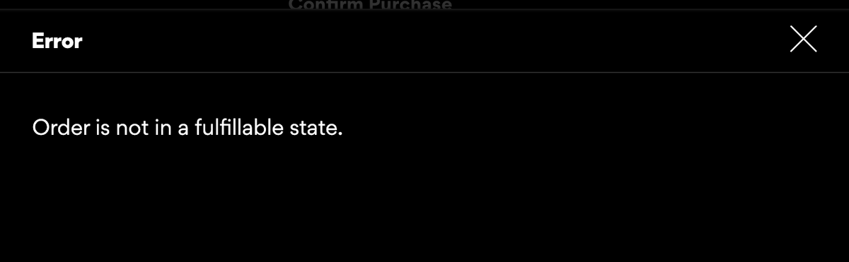 SamusTea's tweet photo. @AMCHelps I'm trying to buy tickets for a movie tomorrow and it's telling me that the order is in an "unfulfillable state". What does that mean? I'm using two vouchers, and am only trying to pay the transaction fee. I've tried paying with my credit card and PayPal, neither work https://t.co/nxuruFw1Vq